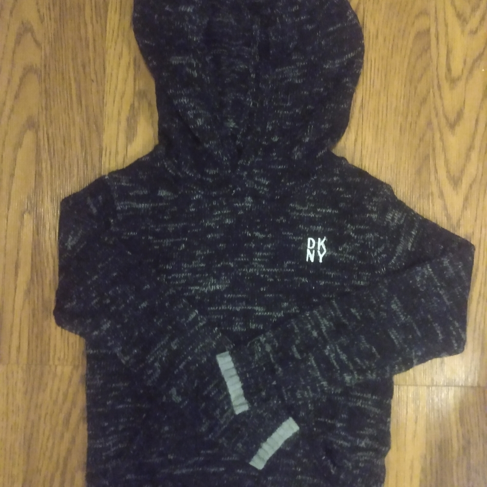 Little girls size 4 DKNY sweater hoodie